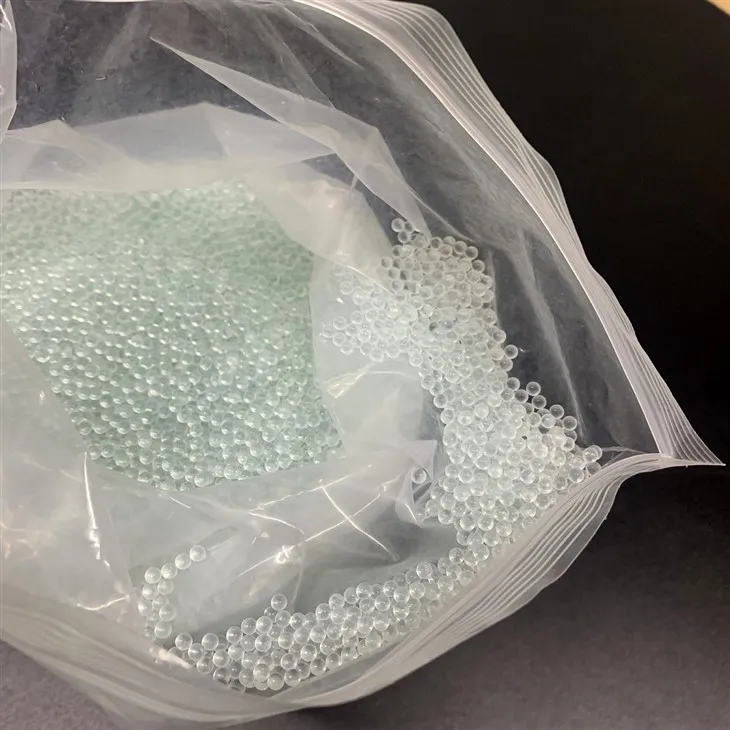 Grinding Glass Beads